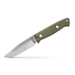 Benchmade Bushcrafter OD Green fixed blade knife angled view drop point camping survival knife