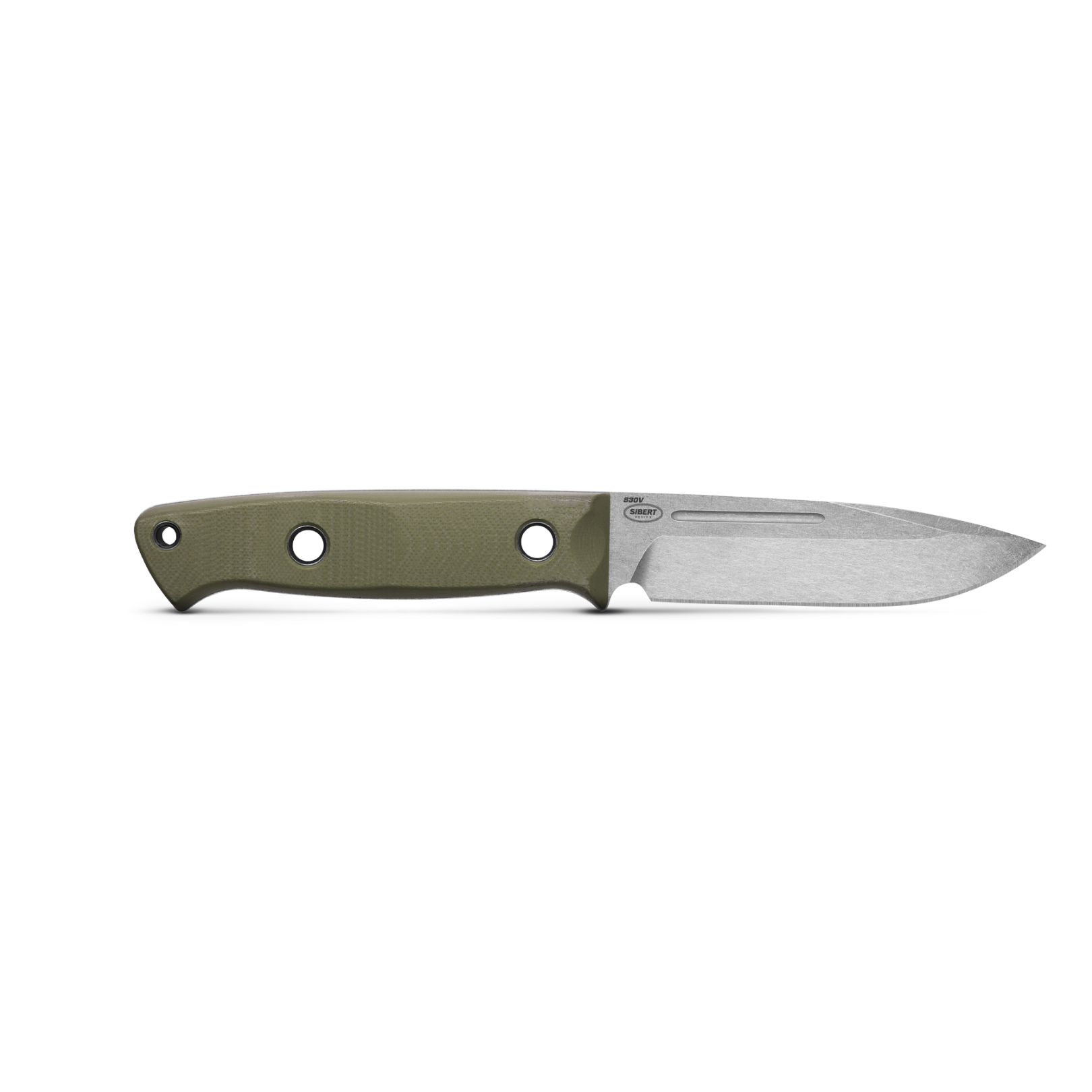 Benchmade Bushcrafter OD Green fixed blade knife full length drop point outdoor knife