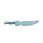 Benchmade Fishcrafter knife in blue sheath with depth blue handle partially visible