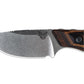 Benchmade Hidden Canyon Hunter blade close-up with Benchmade logo and edge detail.