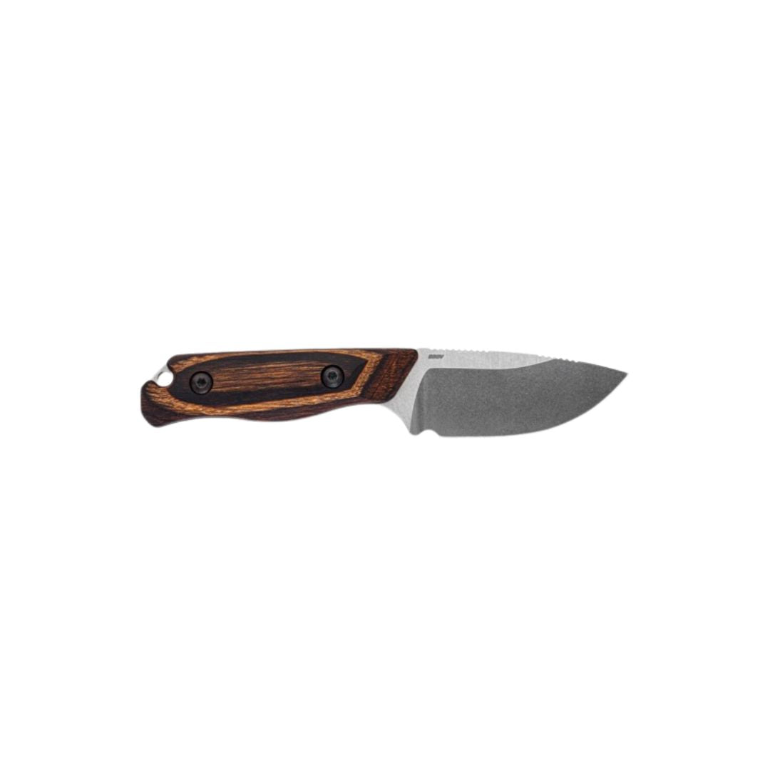 Benchmade Hidden Canyon Hunter fixed blade knife left side profile.