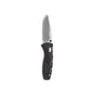 Benchmade Mini Barrage 585 folding knife open side profile showing blade length and handle design