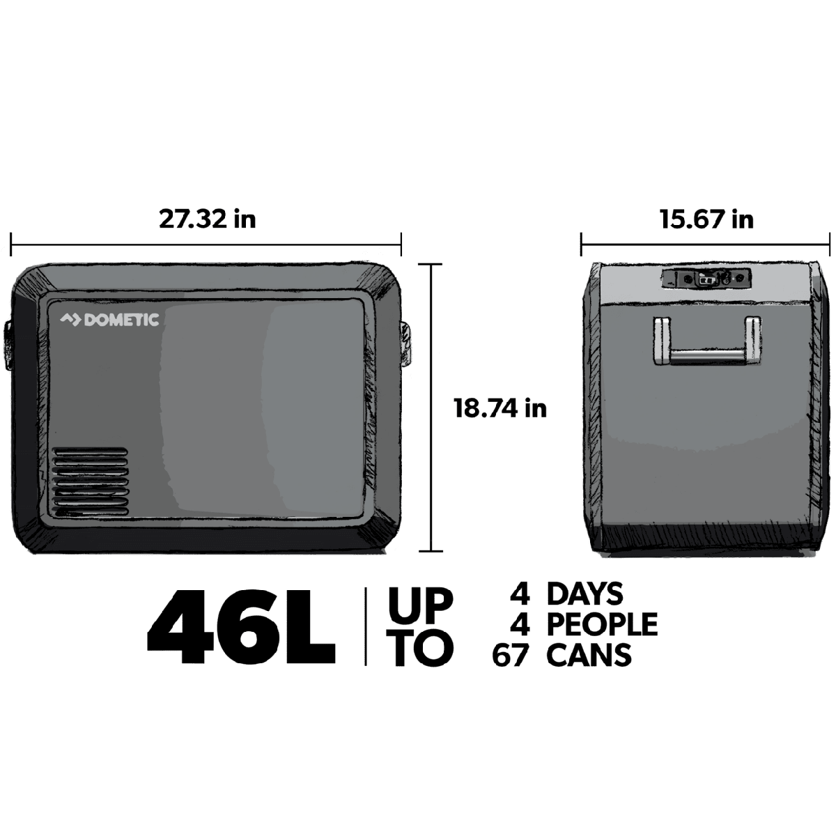 Dometic CFX3 45 Powered Cooler