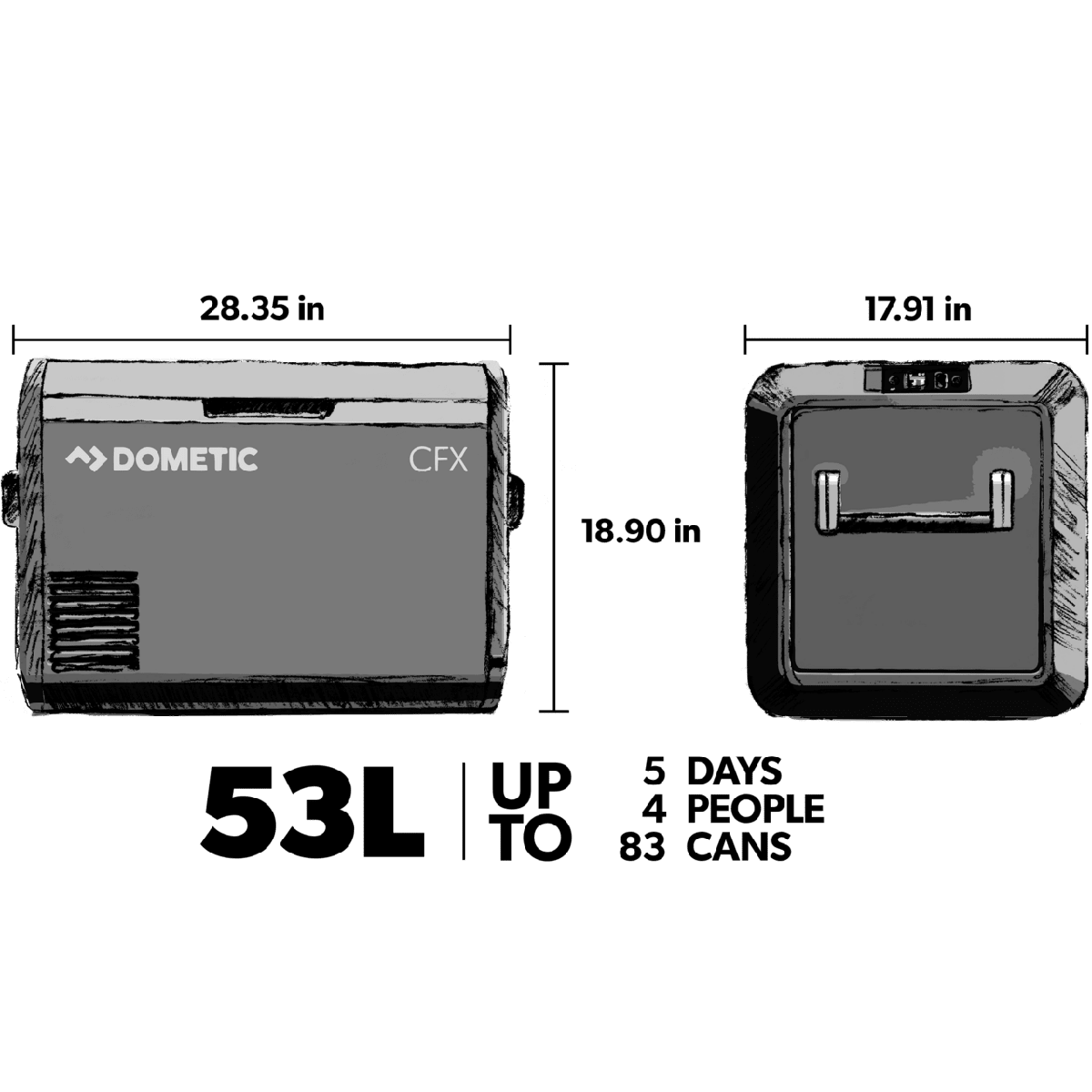 Dometic CFX3 55 Powered Cooler