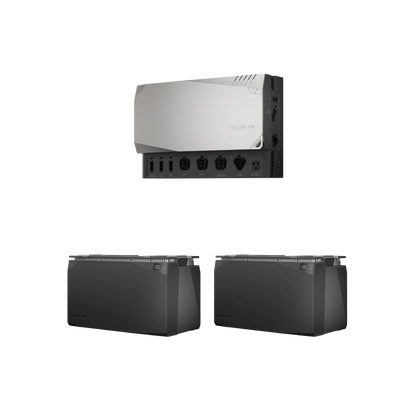 EcoFlow 10kWh Power Kit front view get set kit showing system components.