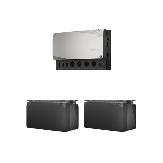 EcoFlow 10kWh Power Kit front view get set kit showing system components.