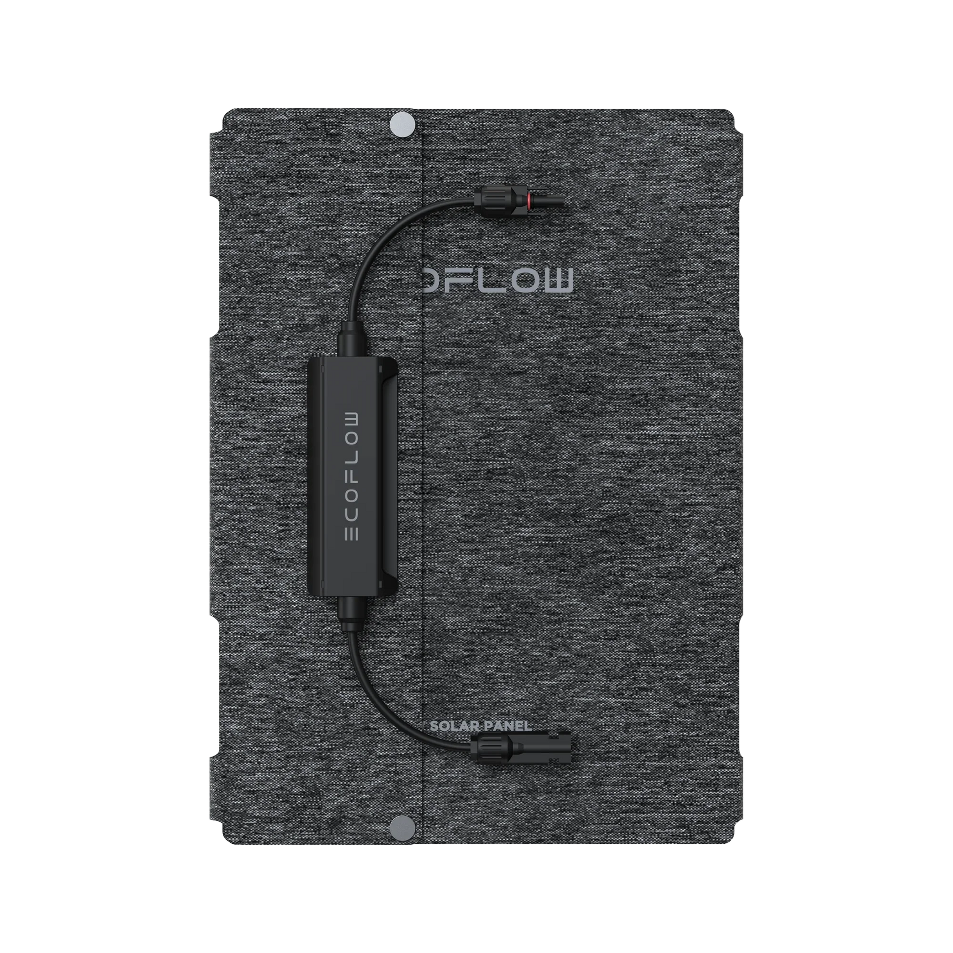 EcoFlow 45W solar panel folded for compact storage and easy transport.