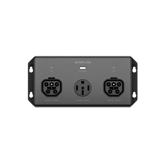 EcoFlow 50 Amp Hub front panel view