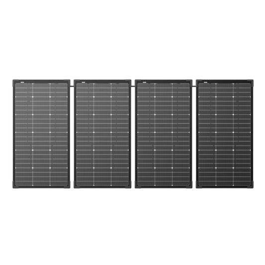 EcoFlow 500W Solar Kit front view 4 panel array