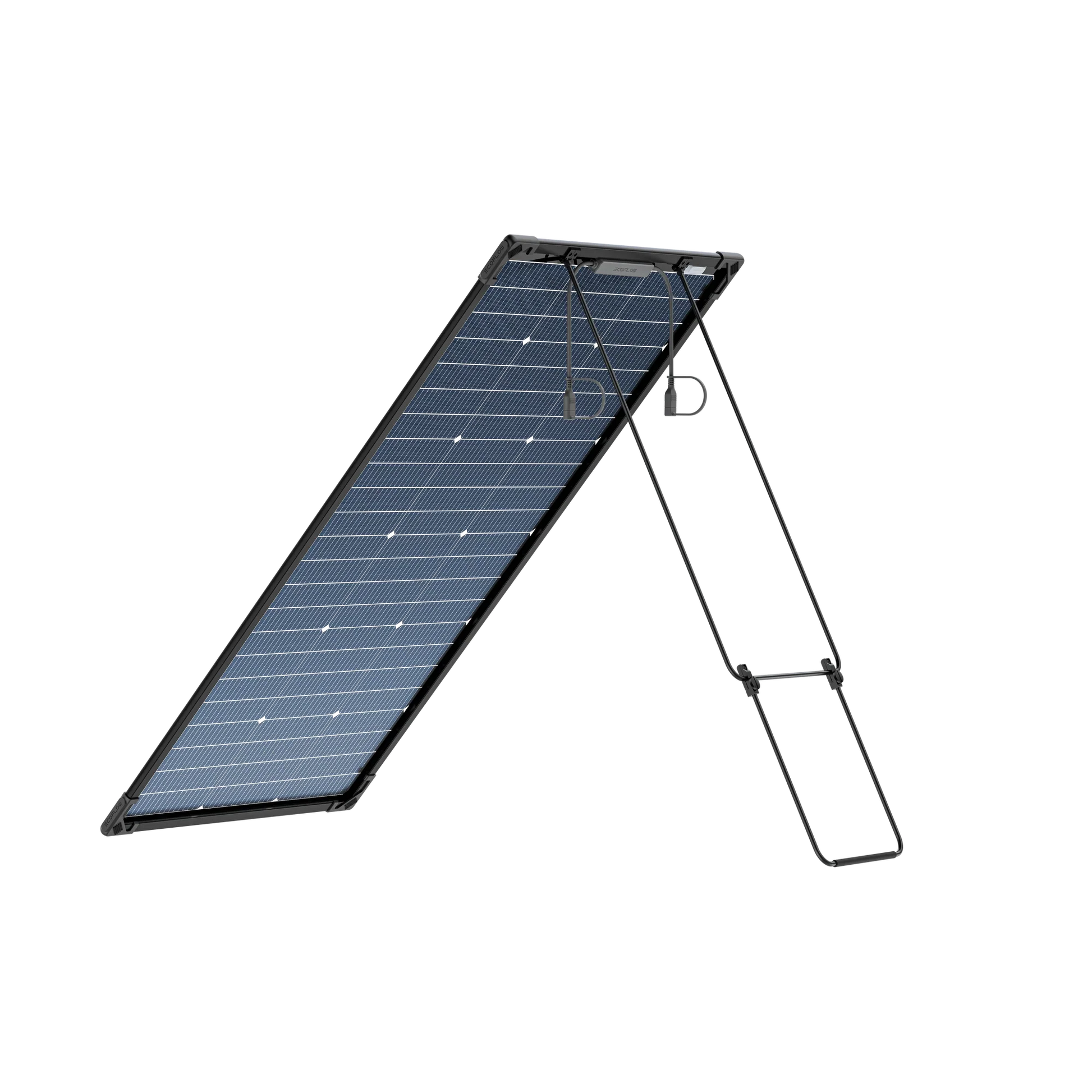EcoFlow 500W Solar Kit rear view 1 panel array angled