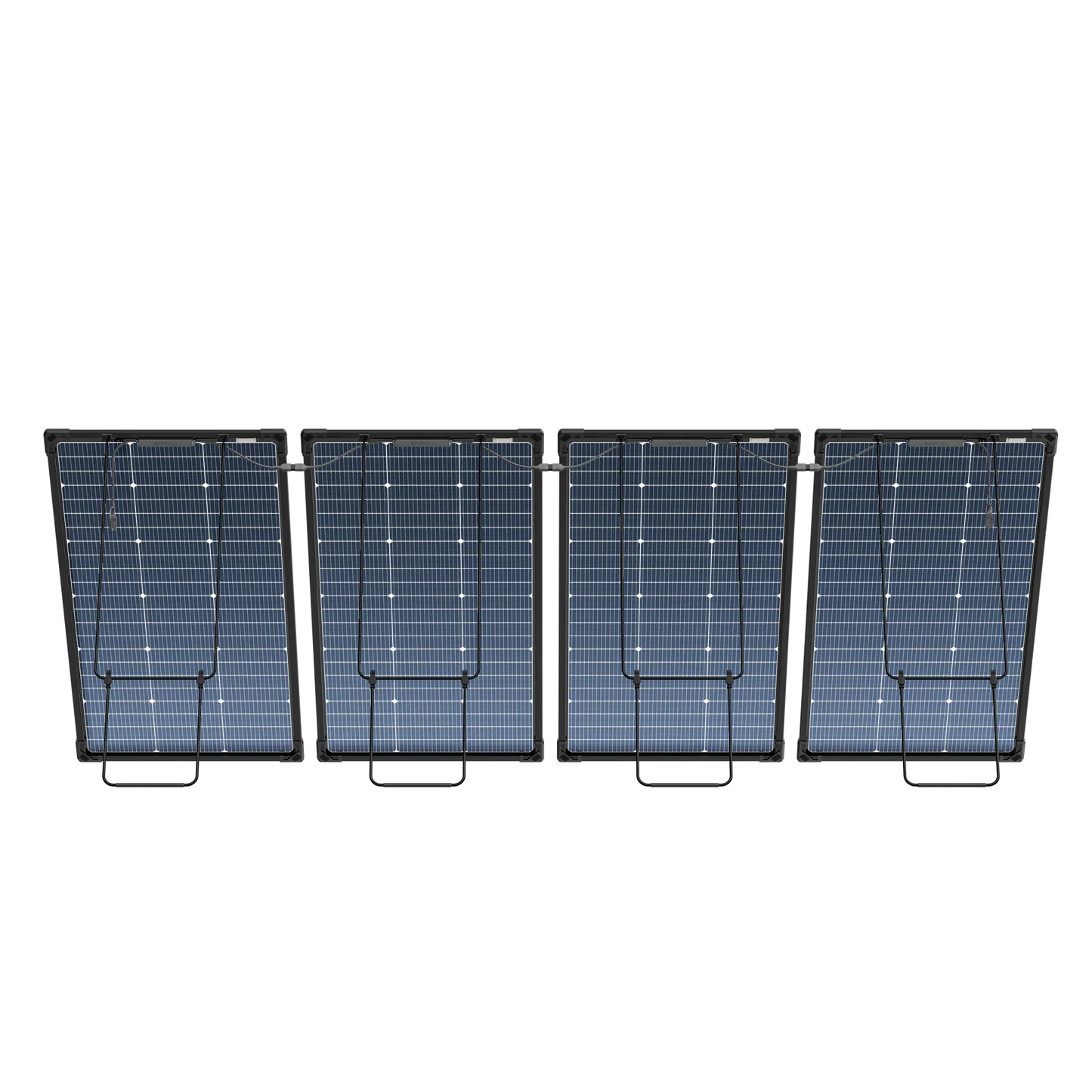 EcoFlow 500W Solar Kit rear view 4 panel array rear