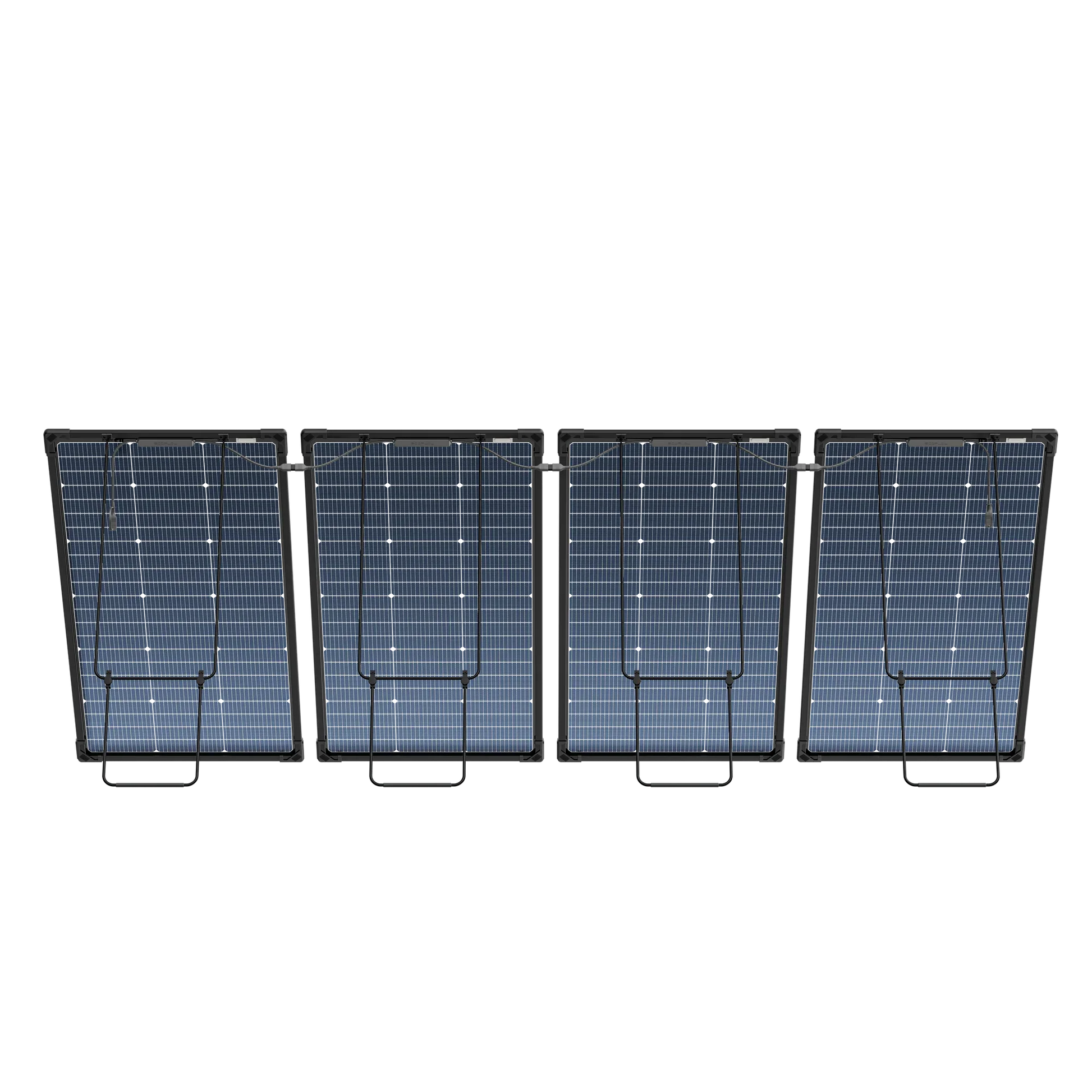 EcoFlow 500W Solar Kit rear view 4 panel array rear