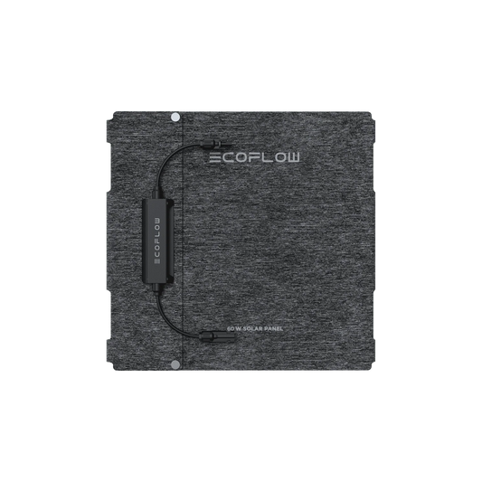 EcoFlow 60W solar panel folded view