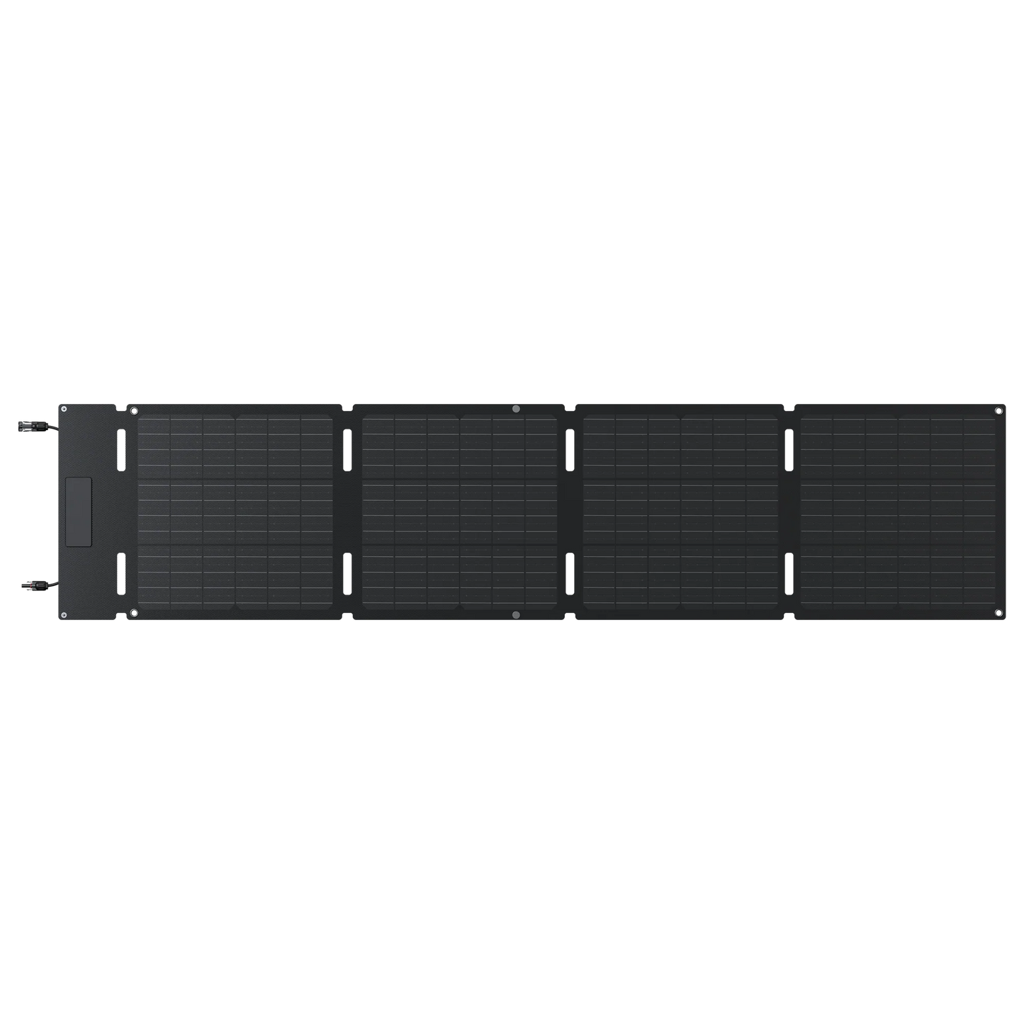 EcoFlow 60W solar panel full front view with four-panel layout