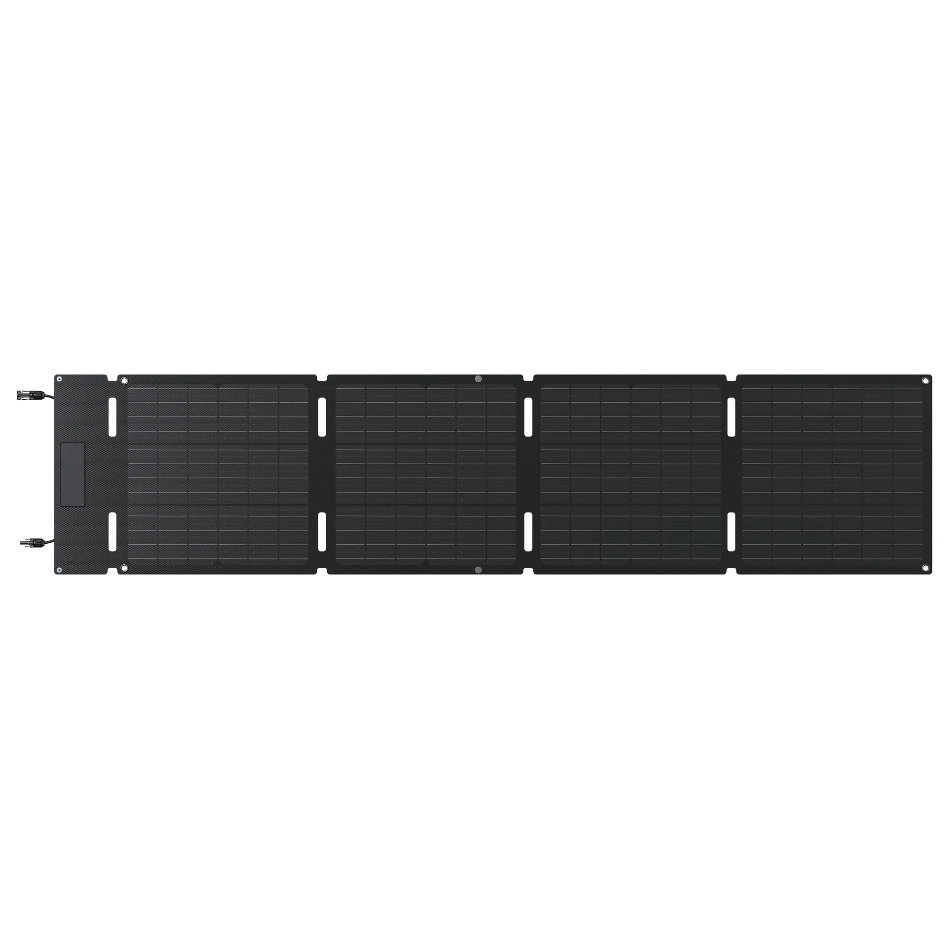 EcoFlow 60W solar panel full front view with four-panel layout
