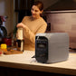 EcoFlow Delta 3 Classic Portable Power Station running a blender and kitchen appliances indoors