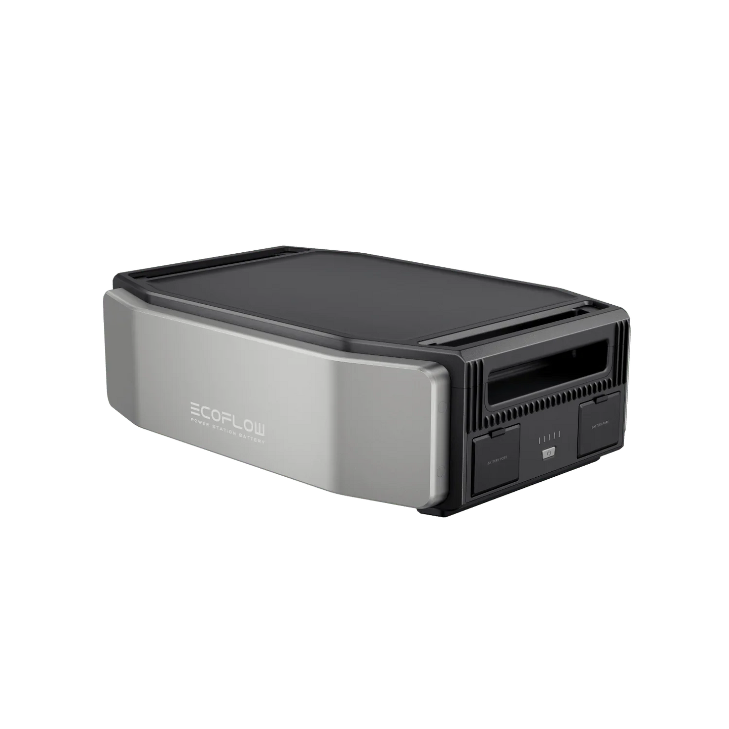 Angled front-left view of the EcoFlow Delta Pro Ultra Smart Extra Battery.