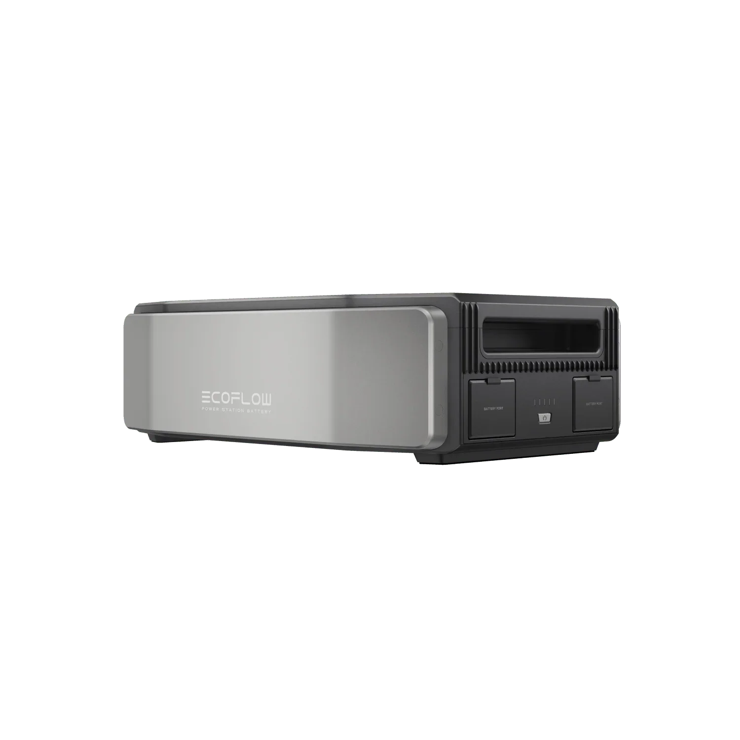 Angled front-right view of the EcoFlow Delta Pro Ultra Smart Extra Battery.