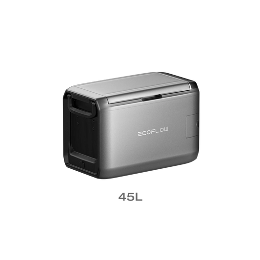 EcoFlow Glacier Classic 45L portable fridge freezer angled right view