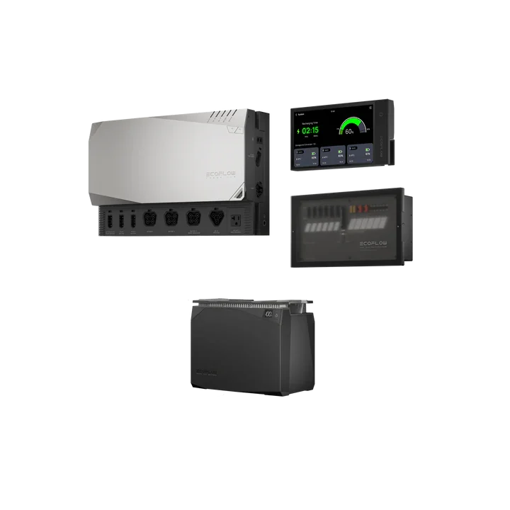 EcoFlow Power Kits 2kWh independence kit front view view of modular home power system.