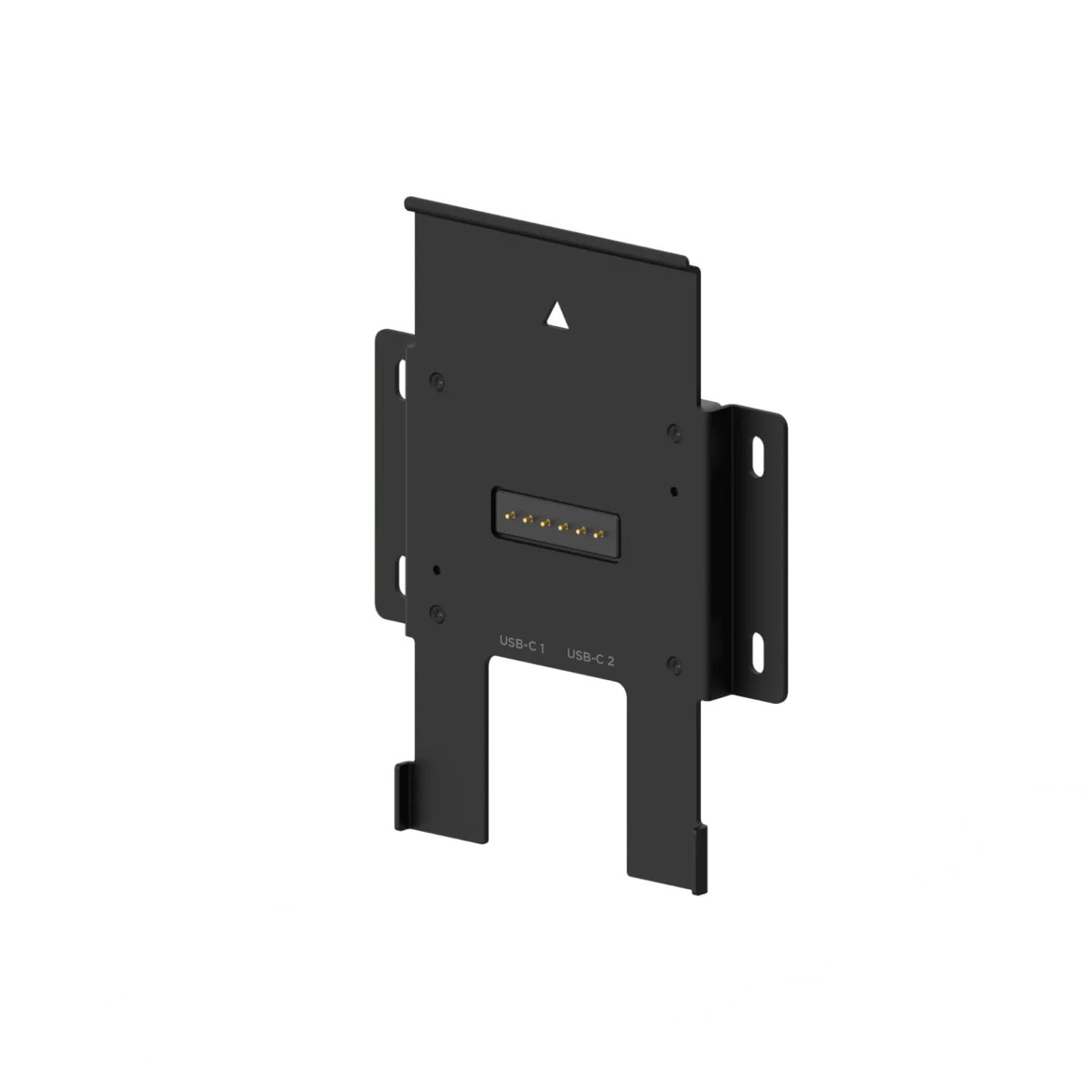 EcoFlow PowerInsight mounting bracket angled view with connector layout.