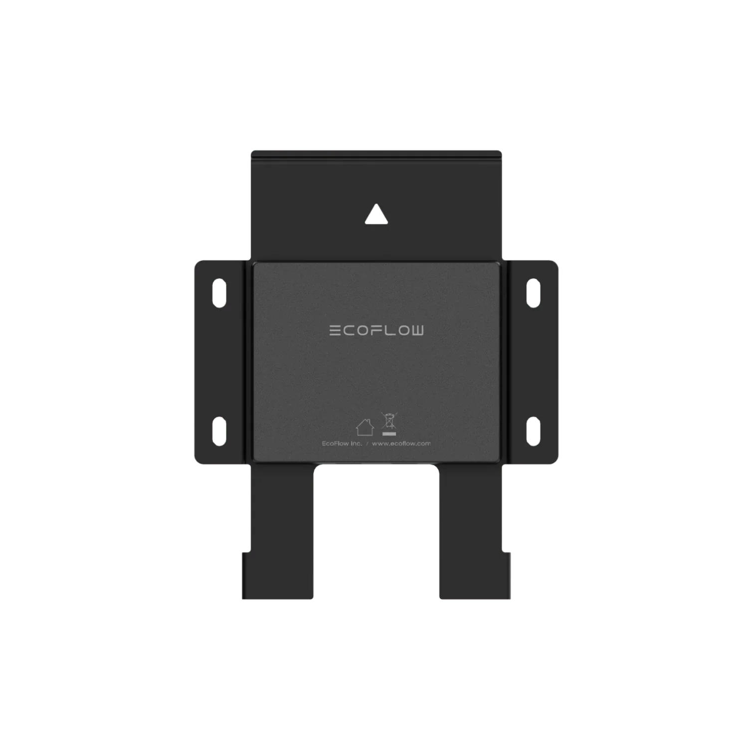EcoFlow PowerInsight mounting bracket front view for wall installation.