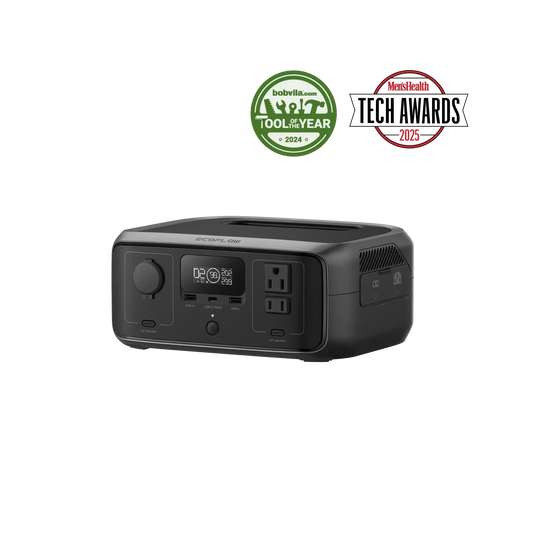 EcoFlow River 3 portable power station feature badges