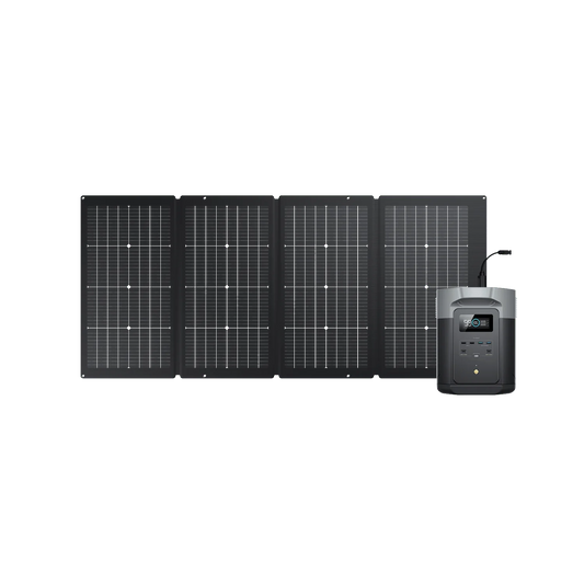 EcoFlow Delta 2 Max Solar Generator System (220W Panels)