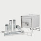 Esker Hudson wood stove with flue pipe accessory kit