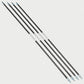 Esker Multi 10x10 black corner poles, set of 4, laid diagonally