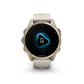 Garmin fēnix 8 smartwatch showing smart feature interface with voice or app control functionality