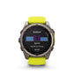 Garmin fēnix 8 Solar smartwatch displaying sprint workout intervals and training plan data
