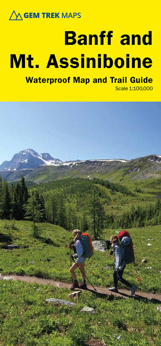 GemTrek Banff & Mt. Assiniboine Trail Map