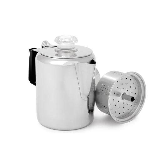 GSI Outdoors 9 Cup Glacier Stainless Coffee Percolator