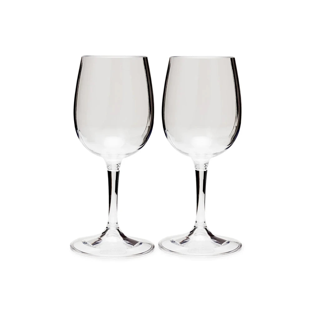 GSI nesting wine glass set empty lightweight outdoor wine glasses for camping and travel