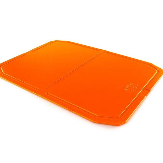 gsi outdoors folding cutting board camping kitchen prep surface open lightweight portable camping cutting board for outdoor cooking and food prep