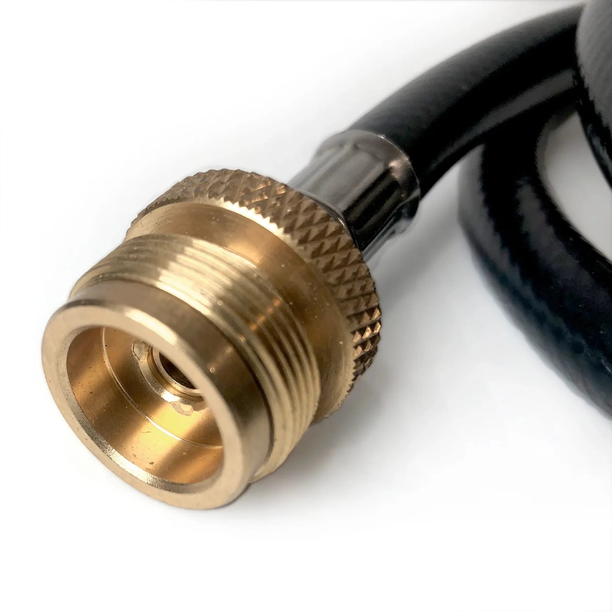 Ignik Adapter Hose brass connector close-up showing threaded fitting detail
