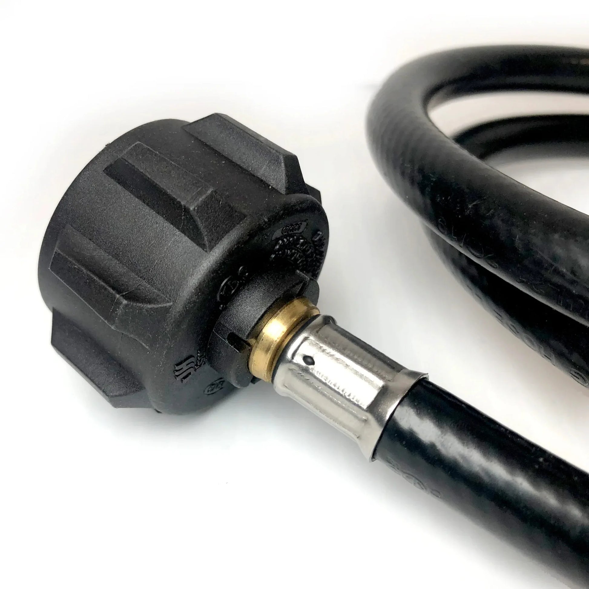 Ignik Adapter Hose connector side view showing hose and fitting assembly
