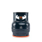 Ignik Gas Growler 3.8 lb refillable propane tank with carry handle and orange base shown on white background