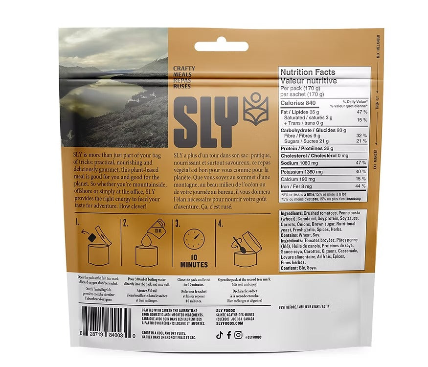 Sly Foods Bolognese Pasta