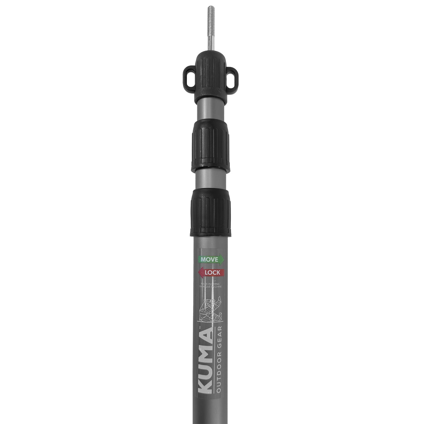 Kuma Aluminum Awning Pole w/ Guyline & Ground Peg