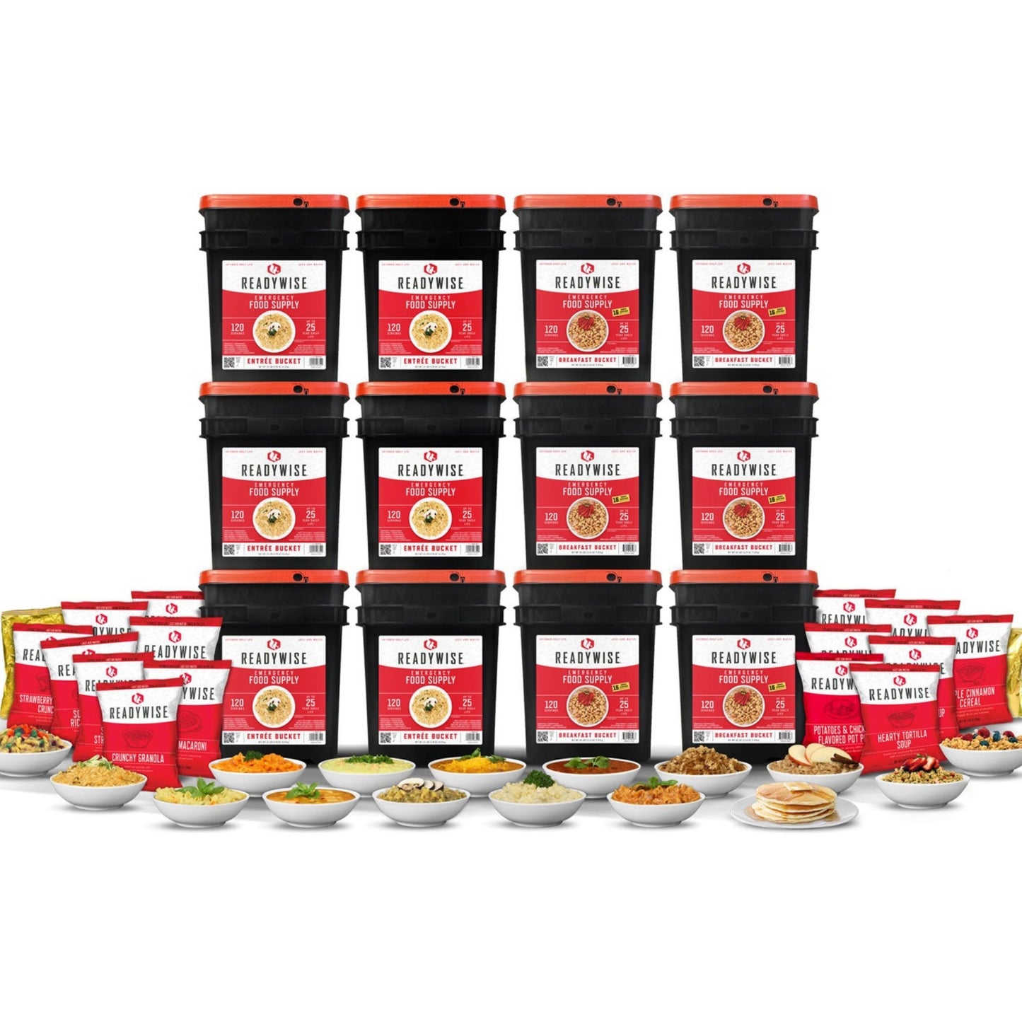 ReadyWise 1440-Serving Freeze-Dried Emergency Food Kit