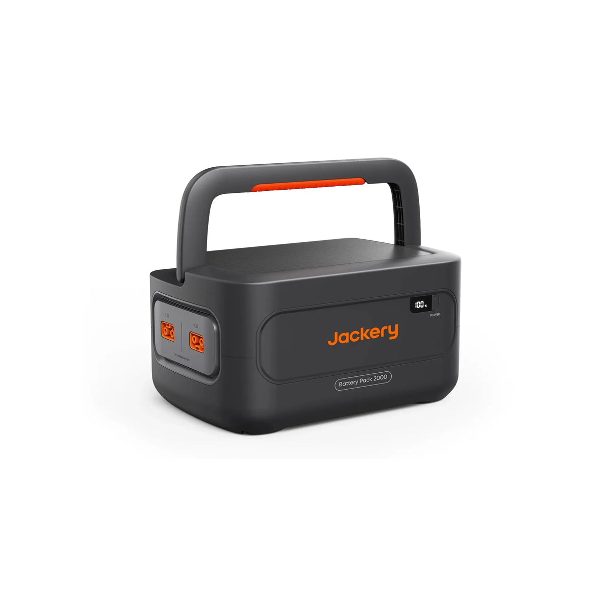 Jackery Battery Pack 2000 DC expansion ports and power display