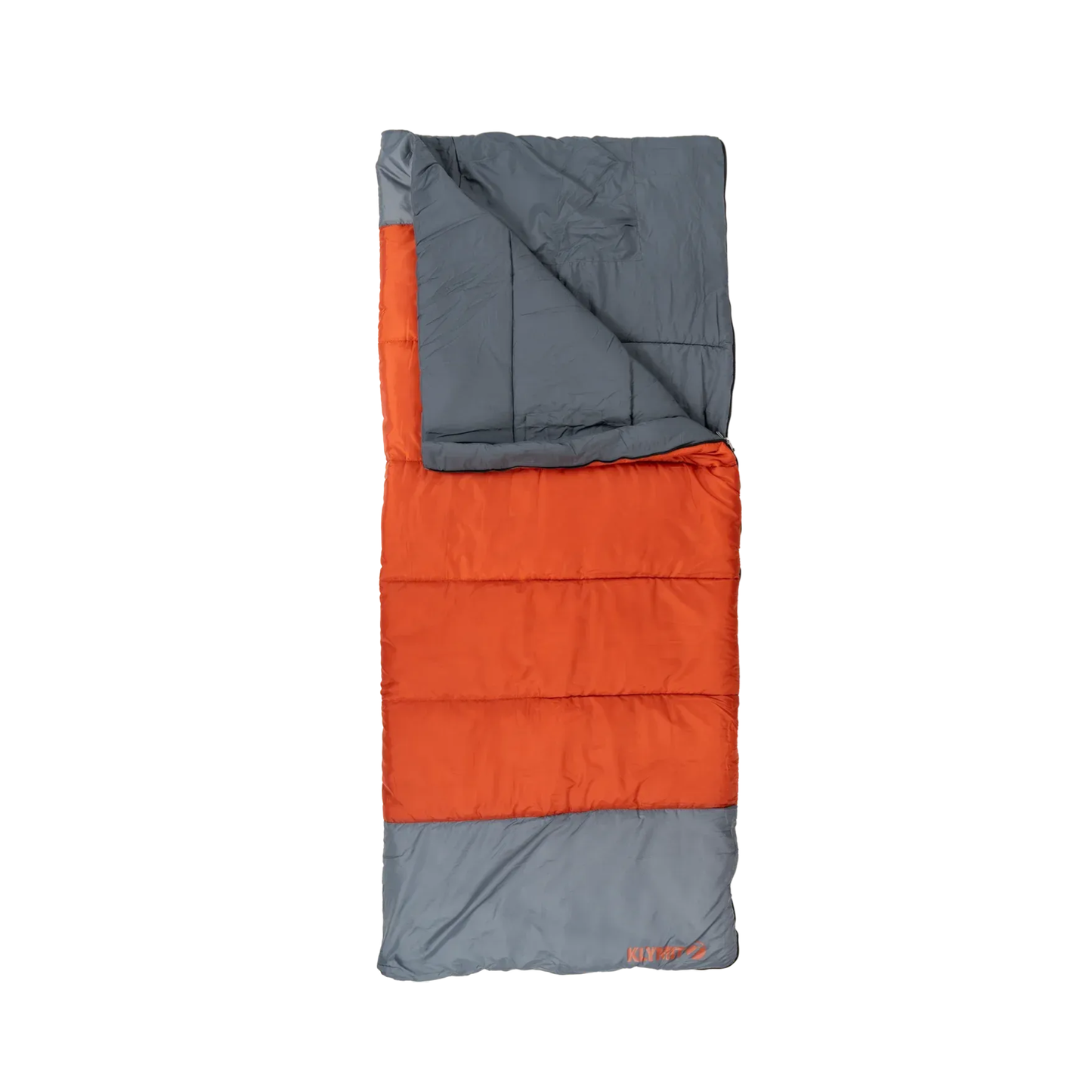 Klymit Bozeman 35 Large sleeping bag open top view showing inner lining and insulation