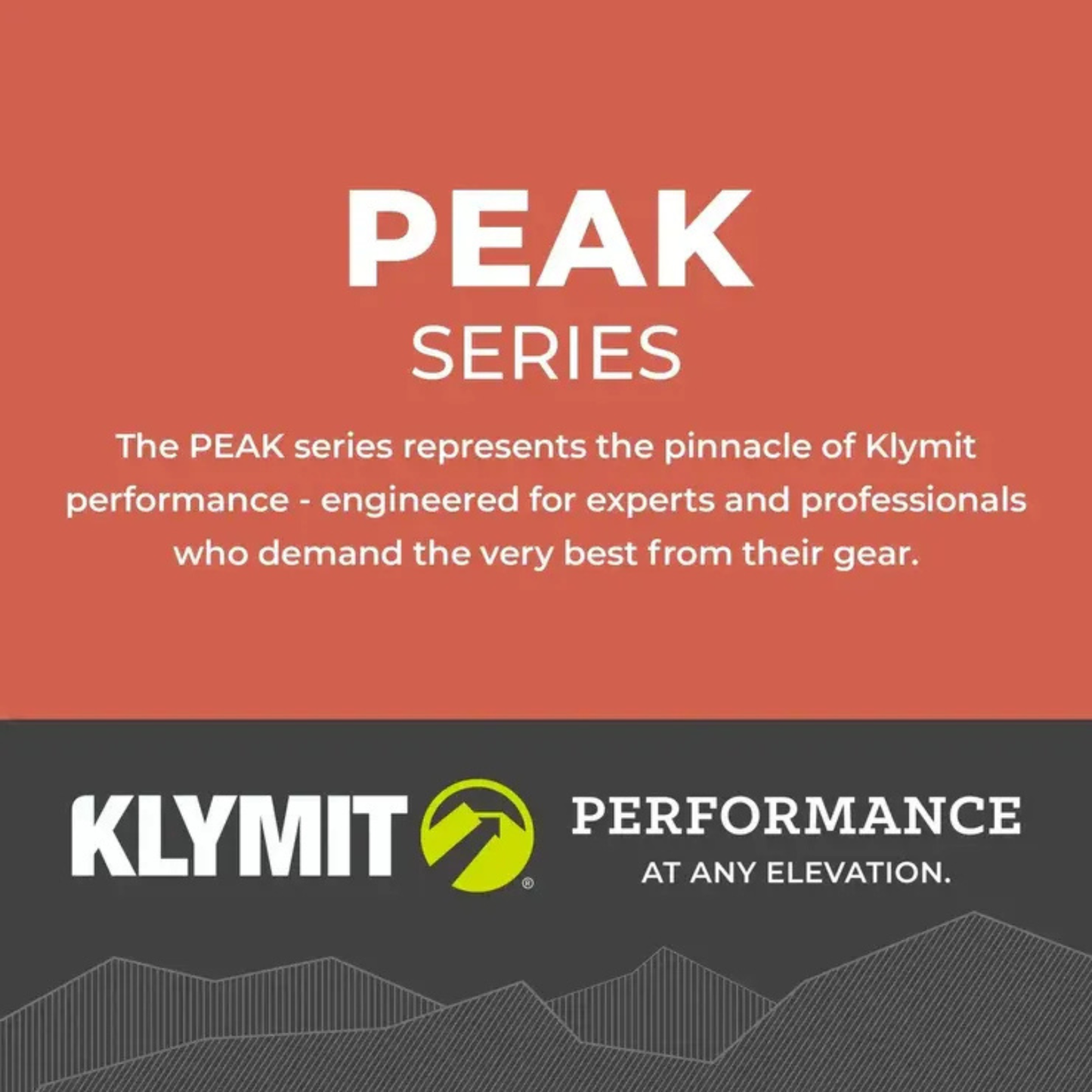 Klymit Peak Series insulated sleeping pad performance banner for advanced backpacking gear