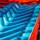 Close-up of Klymit Static V Base V-chamber design for support and comfort