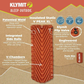 Klymit Static V Peak XL insulated sleeping pad features including V chambers side rails and insulation