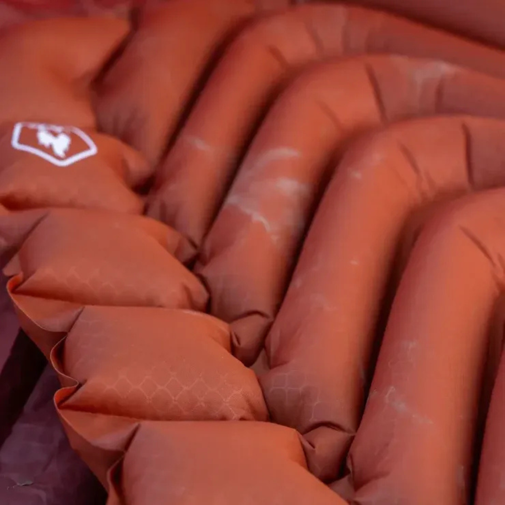 Klymit insulated sleeping pad side rails detail keeping you centered for better sleep while camping