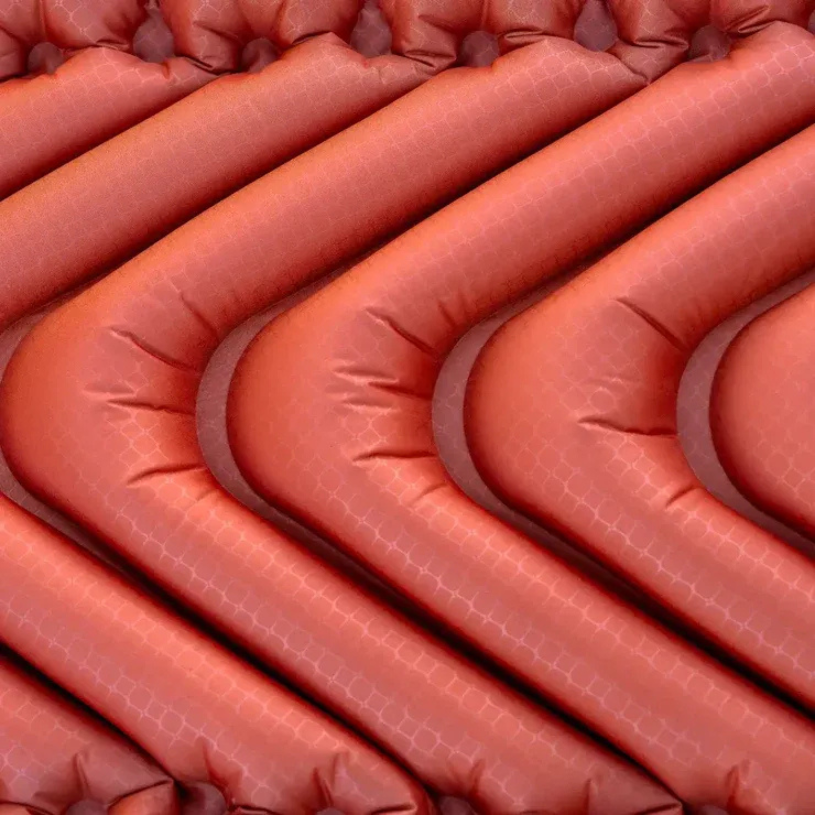 Klymit Static V Peak XL V chamber design detail for improved comfort and insulation in camping sleeping pad