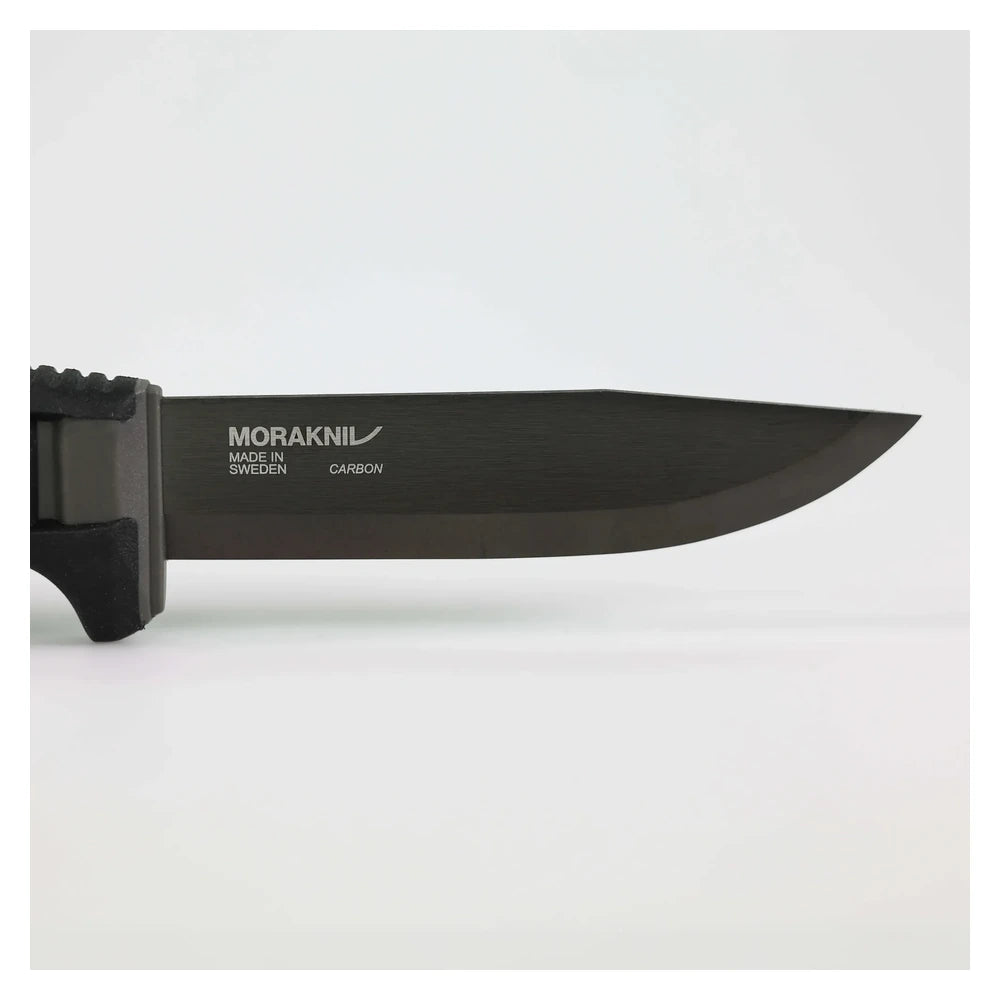 Morakniv Amberg BlackBlade blade closeup product image 